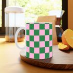 ماگ نورو استور طرح چهارخونه کد NM13620