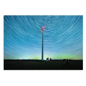 پوستر  طرح ستاره دنباله دار Star Trail مدل NV0867