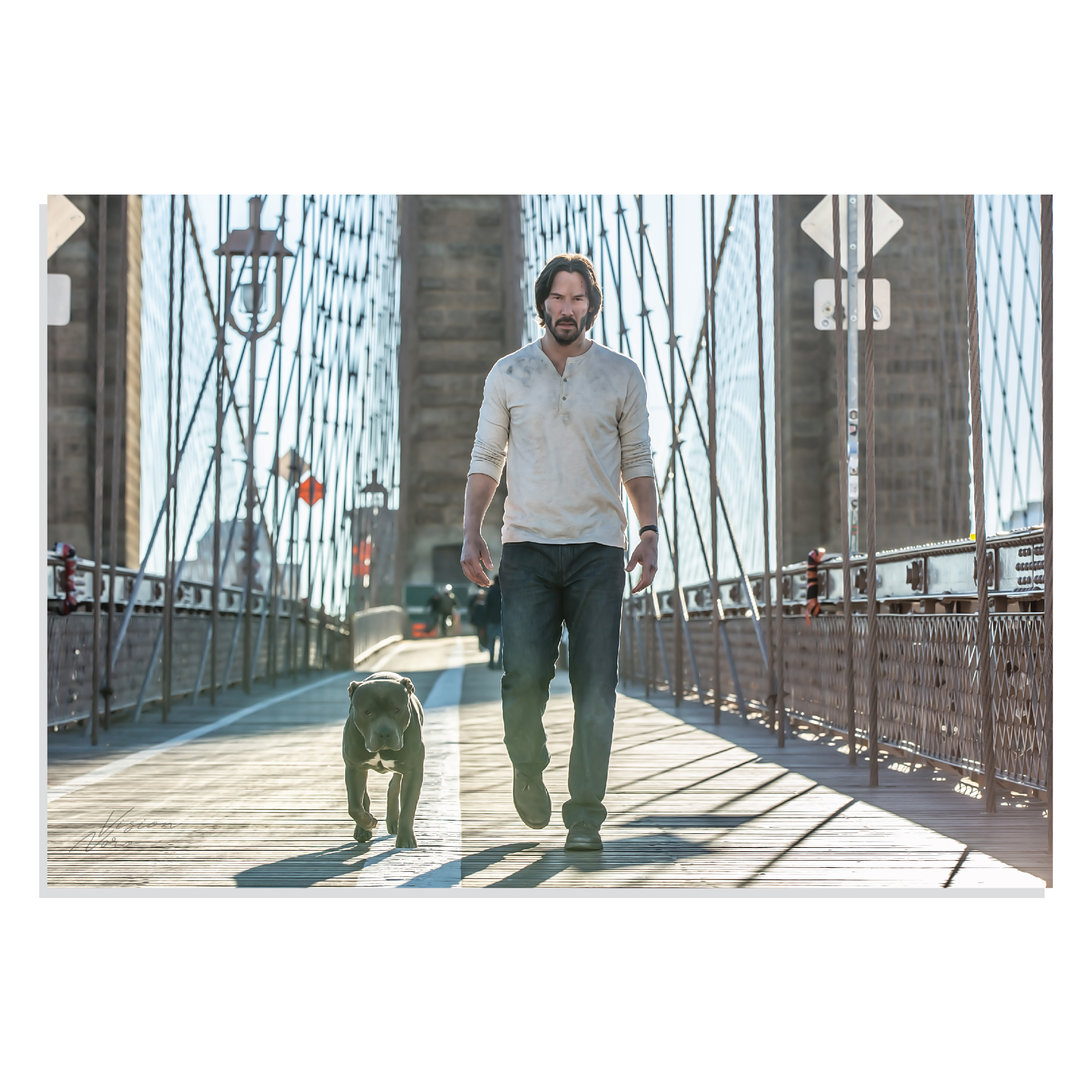 پوستر طرح فیلم John Wick Keanu Reeves مدل NV0364