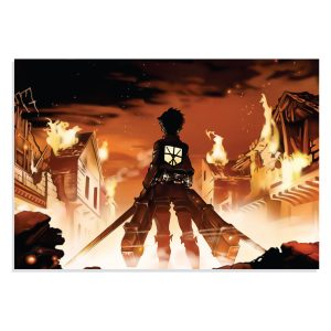 پوستر طرح انیمه Attack on Titan مدل NV0295