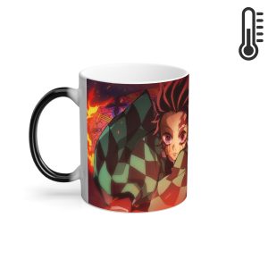 ماگ حرارتی نورو استور طرح انیمه شیطان کش تانجیرو Tanjiro Kimetsu no Yaiba Demon Slayer کد NM0685