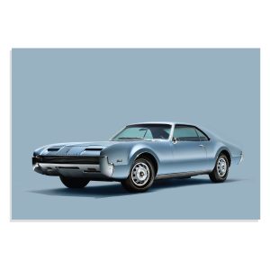 پوسترطرح ماشین کلاسیک تورنادو - Oldsmobile Tornado مدل NV0603
