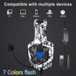 هدست مخصوص بازی اونیکوما مدل K8 Camouflage