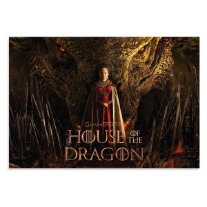 پوستر  طرح سریال House of the Dragon مدل NV0286
