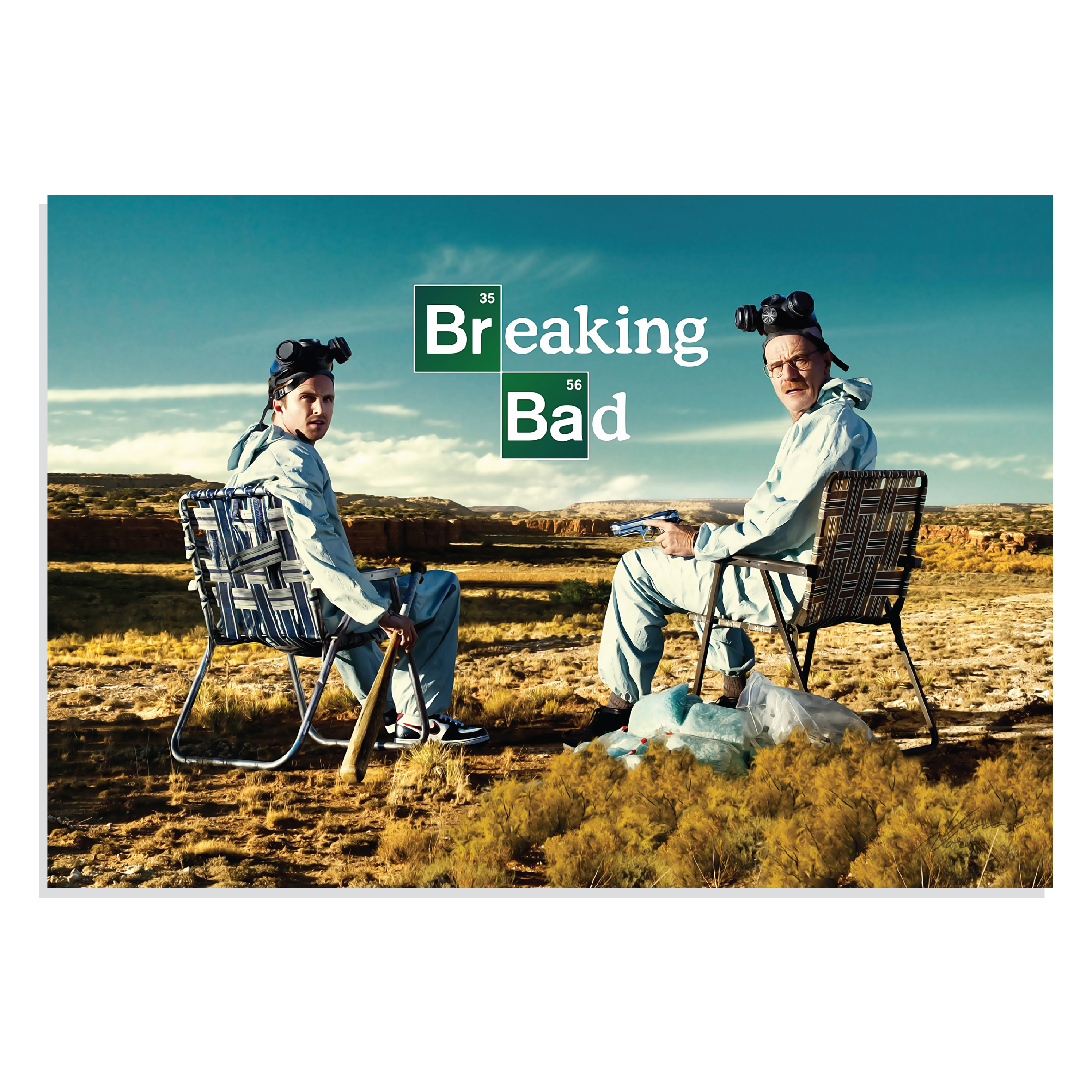 پوستر طرح سریال Breaking Bad مدل NV0315