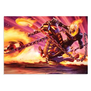 پوستر  طرح Gaming - بازی روح سوار Ghost Rider مدل NV0986