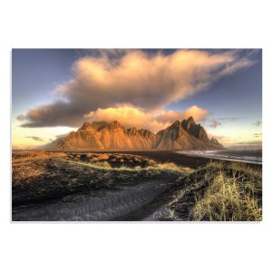 پوستر  طرح کوهستان وستراهورن Vestrahorn Mountains مدل NV0888