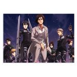 پوستر طرح انیمه Attack on Titan مدل NV0293