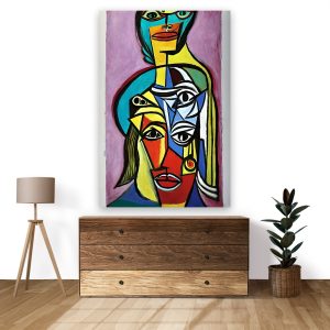 پوستر طرح چهره کوبیسم مدل NV0036