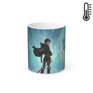 ماگ نورو استور حرارتی  طرح انیمه حمله به غول ها – Shingeki no Kyojin – Attack on Titan – Levi Ackerman کد NM0496