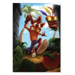 تابلو شاسی طرح گیم کراش Crash Bandicoot مدل M0601