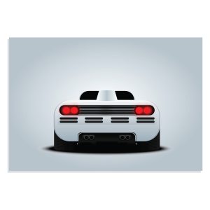 تابلو شاسی طرح مینیمال ماشین مکلارن - Mclaren f1 minimalim مدل NV0683