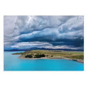 پوستر طرح آسمان ابری و دریاچه Cloudy Sky & Lake مدل NV0814