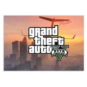 پوستر  طرح بازی GTA جی تی ای مدل NV0351