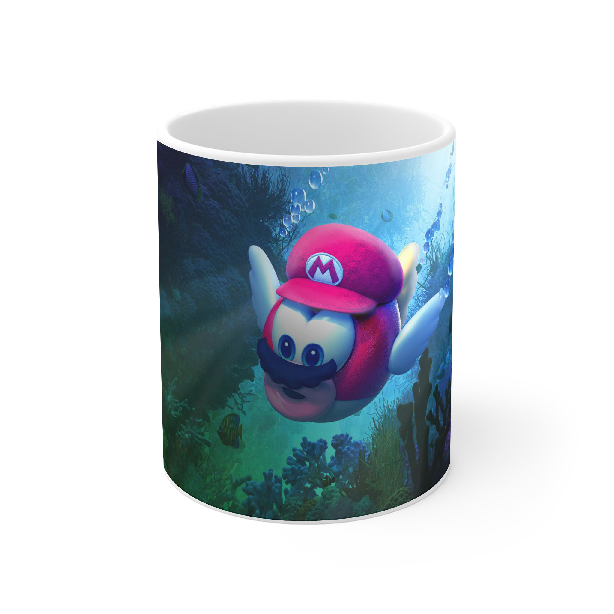 ماگ نورو استور طرح بازی سوپر ماریو قارچ خور Super Mario Game کد NM9924