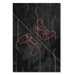 پوستر طرح دسته بازی Gaming مدل NV0243