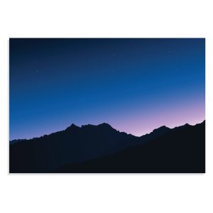 پوسترطرح آسمان و کوهستان Mountains and Sky مدل NV0777