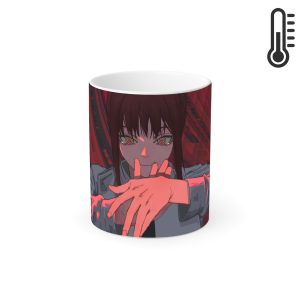 ماگ حرارتی نورو استور طرح انیمه مرد اره برقی - Chainsaw Man Makima کد NM0585