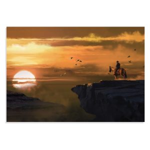 پوستر طرح چشم انداز از بازی Red Dead Redemption مدل NV0752