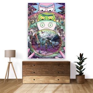 پوستر طرح Rick and Morty مدل NV0012