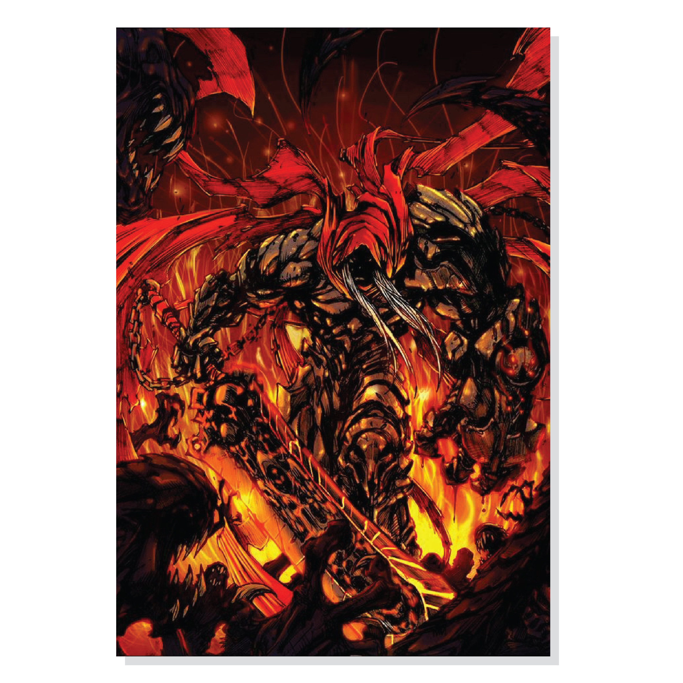 پوستر طرح گیمینگ Darksiders War Horsman مدل M0346