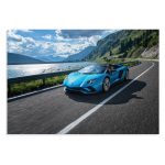 پوستر  طرح ماشین لامبورگینی اونتادور Lamborghini Aventador S Roadster 2017 مدل NV0664