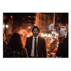 پوستر طرح فیلم John Wick Keanu Reeves مدل NV0366