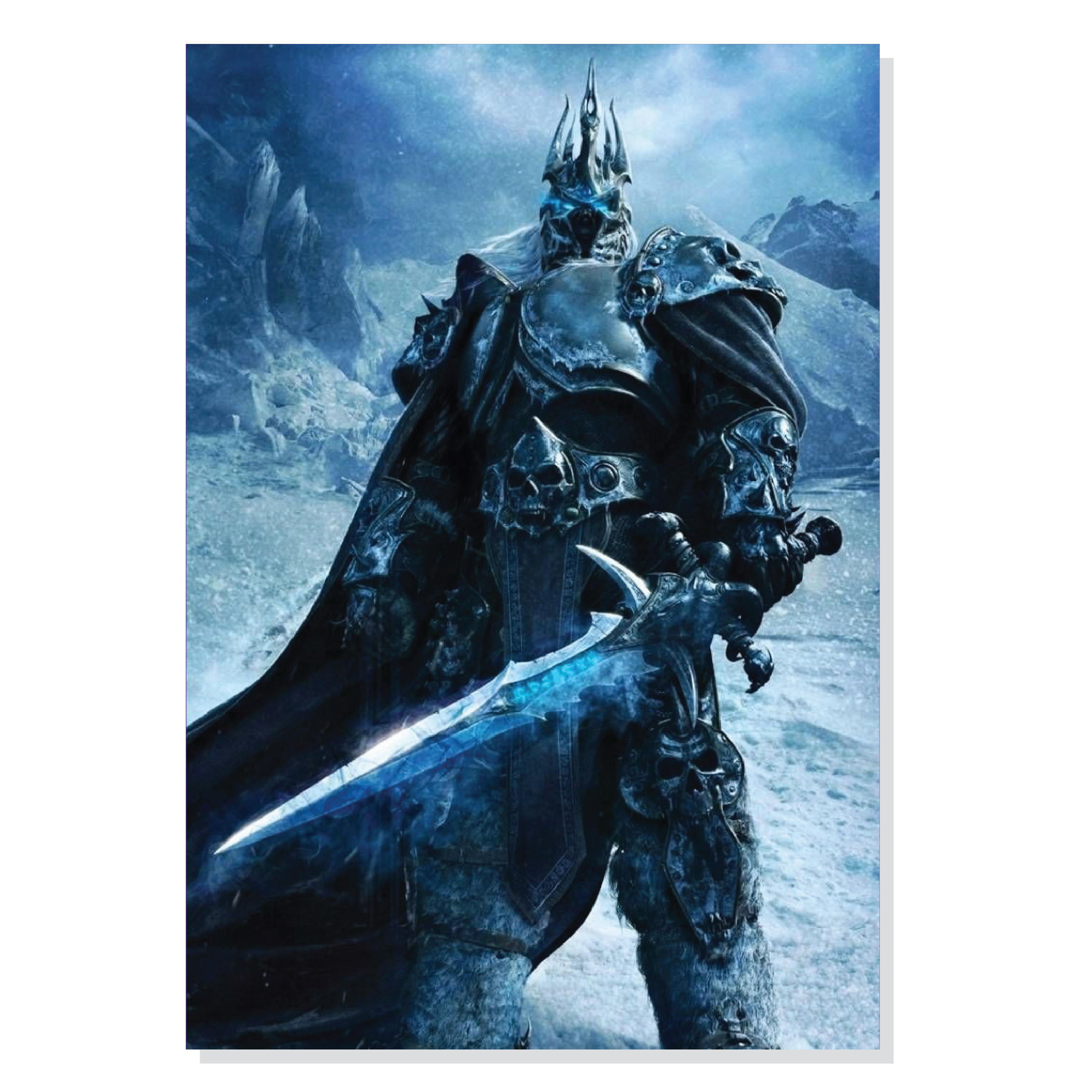 پوستر طرح گیم وارکرفت پادشاه لیچ Warcraft Lich King مدل M0569