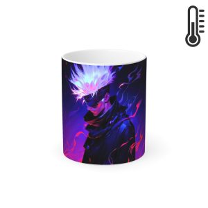 ماگ حرارتی نورو استور طرح انیمه جوجوتسو کایسن Jujutsu Kaisen Gojo Satoru کد NM0895