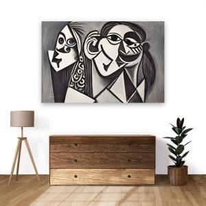 پوستر طرح چهره کوبیسم مدل NV0047