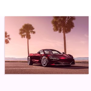پوستر  طرح ماشین مکلارن 720 اس - Mclaren 720s 2018 مدل NV0700