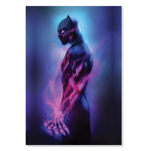 تابلو شاسی طرح فیلم سینمایی مارول پلنگ سیاه Black Panther مدل M0646