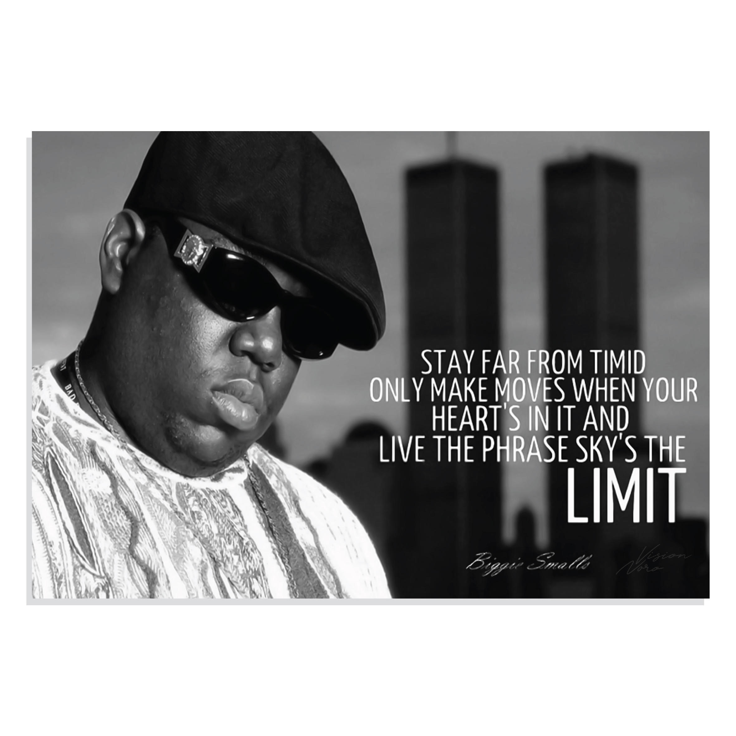 پوستر طرح Biggie Smalls بیگی مدل NV0201