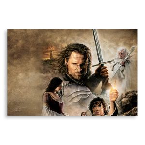 تابلو شاسی طرح فیلم ارباب حلقه ها The Lord of the Rings مدل NV0424