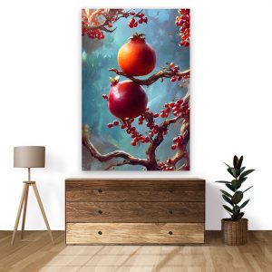 پوستر طرح انار شب یلدا مدل NV0003