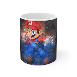 ماگ نورو استور طرح بازی سوپر ماریو قارچ خور Super Mario Game کد NM9916