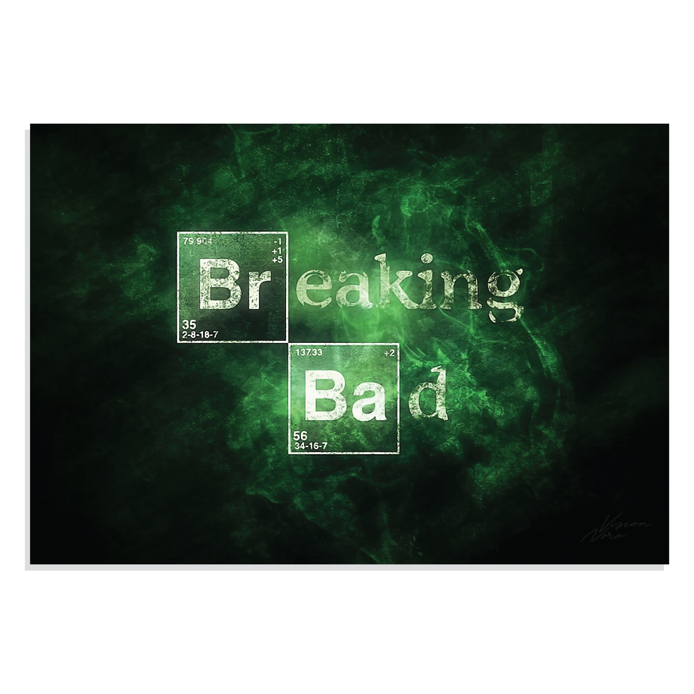 پوستر  طرح سریال Breaking Bad مدل NV0320