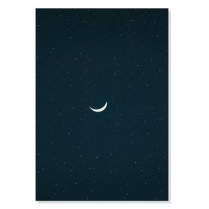 تابلو شاسی طرح حلال ماه Half Moon مدل NV0807