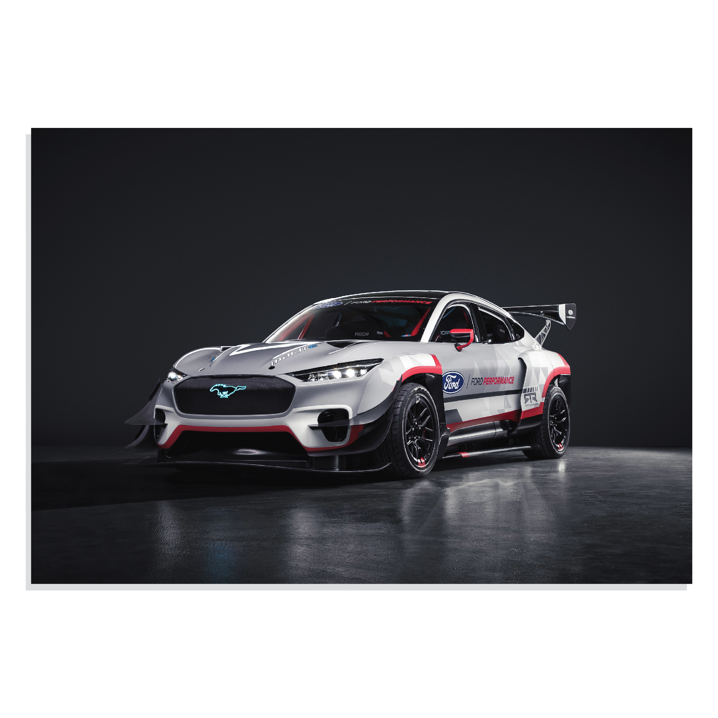 پوستر طرح ماشین فورد موستانگ Ford Mustang Mach e 1400 مدل NV0656