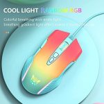ماوس مخصوص بازی اونیکوما طرح رنگین کمانی مدل CW905 Rainbow