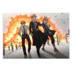 پوسترطرح انیمه مرد اره برقی Chainsaw Man Anime مدل NV0516