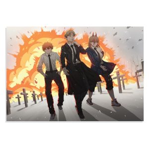 پوسترطرح انیمه مرد اره برقی Chainsaw Man Anime مدل NV0516
