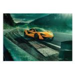 پوستر طرح ماشین مکلارن Mclaren 570s 2018 مدل NV0679