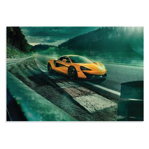 پوستر طرح ماشین مکلارن Mclaren 570s 2018 مدل NV0679