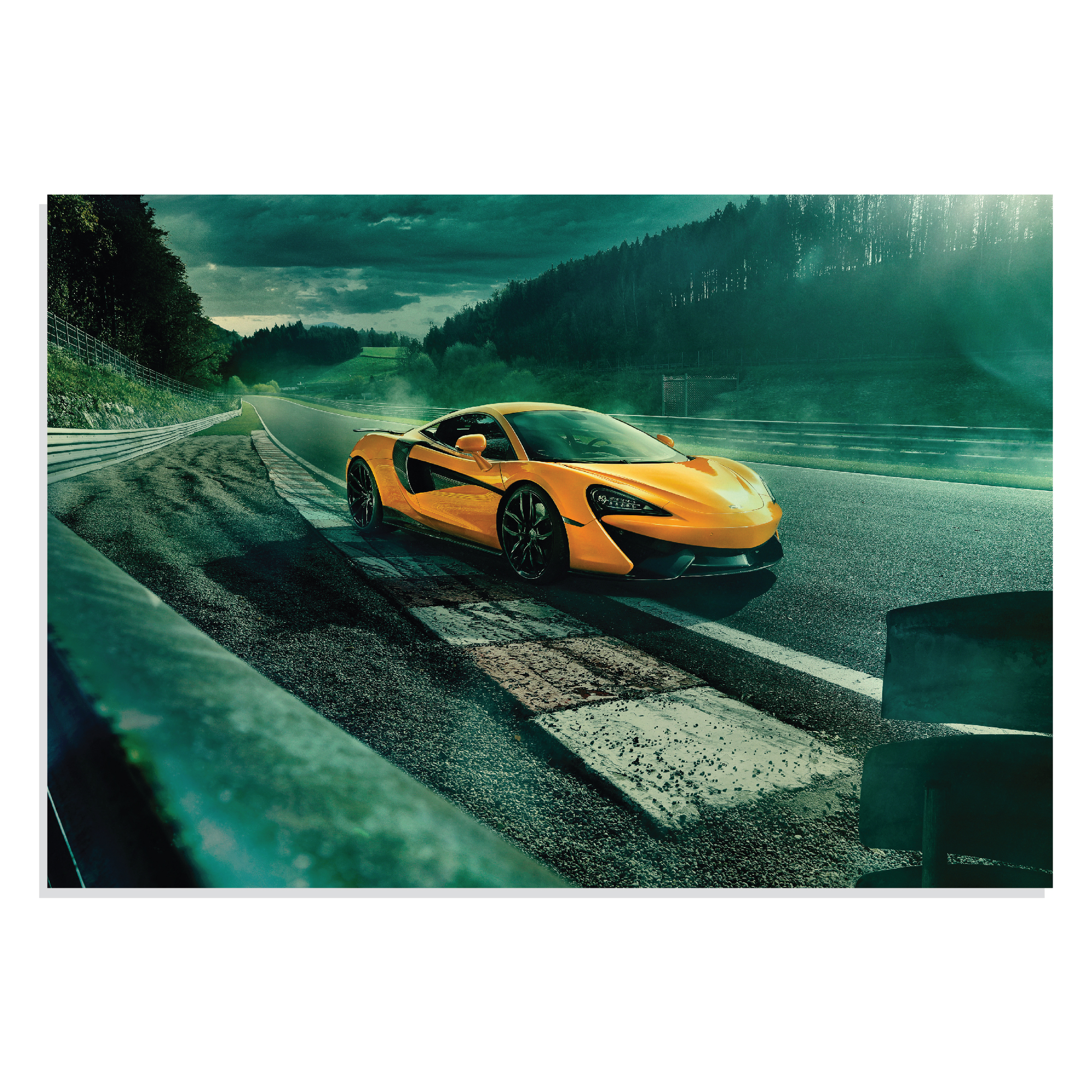 پوستر طرح ماشین مکلارن Mclaren 570s 2018 مدل NV0679