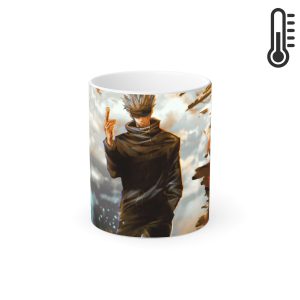 ماگ حرارتی نورو استور طرح انیمه جوجوتسو کایسن Jujutsu Kaisen Gojo Satoru کد NM0908