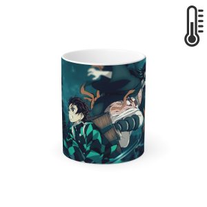 ماگ حرارتی نورو استور طرح انیمه شیطان کش نزوکو Nezuko Kimetsu no Yaiba Demon Slayer کد NM0656