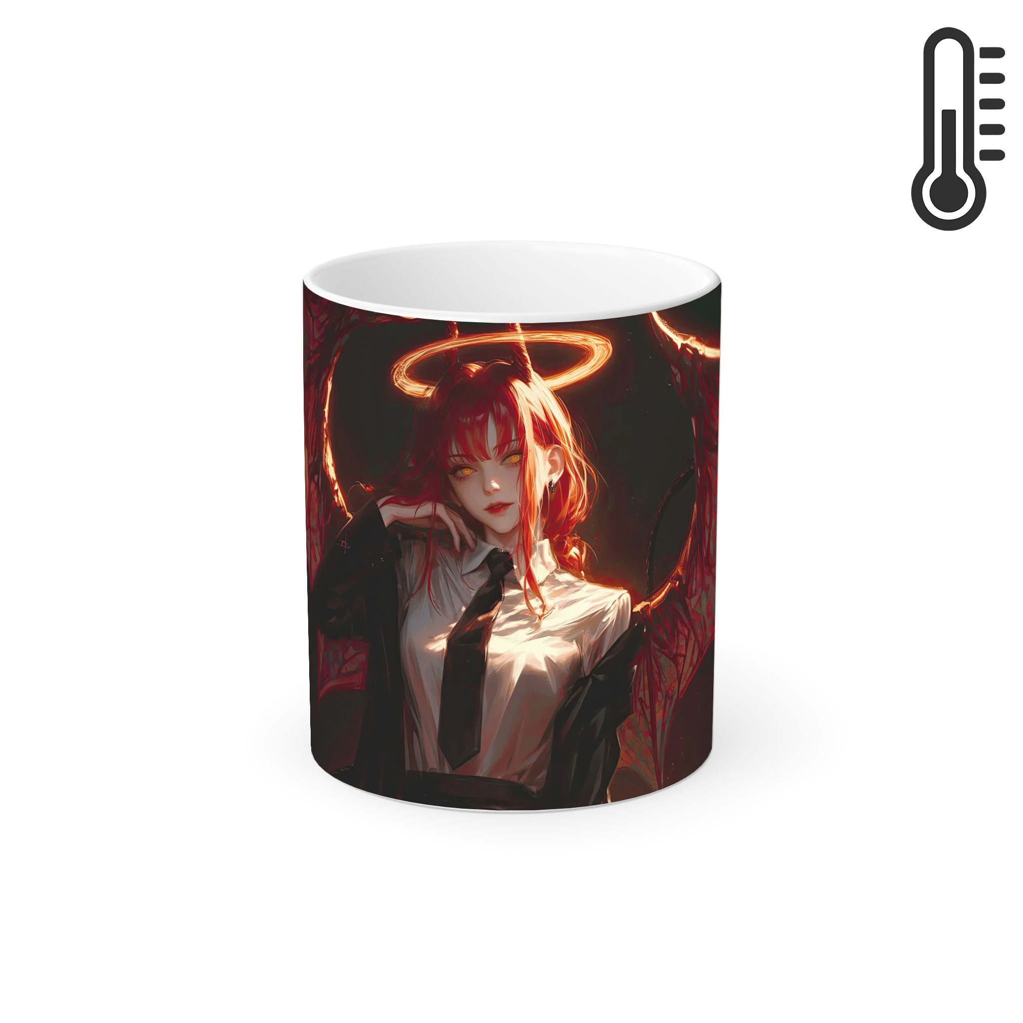 ماگ حرارتی نورو استور طرح انیمه مرد اره برقی - Chainsaw Man Makima کد NM0580