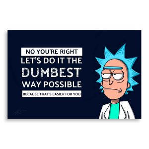 تابلو شاسی طرح Rick and Morty مدل NV0008