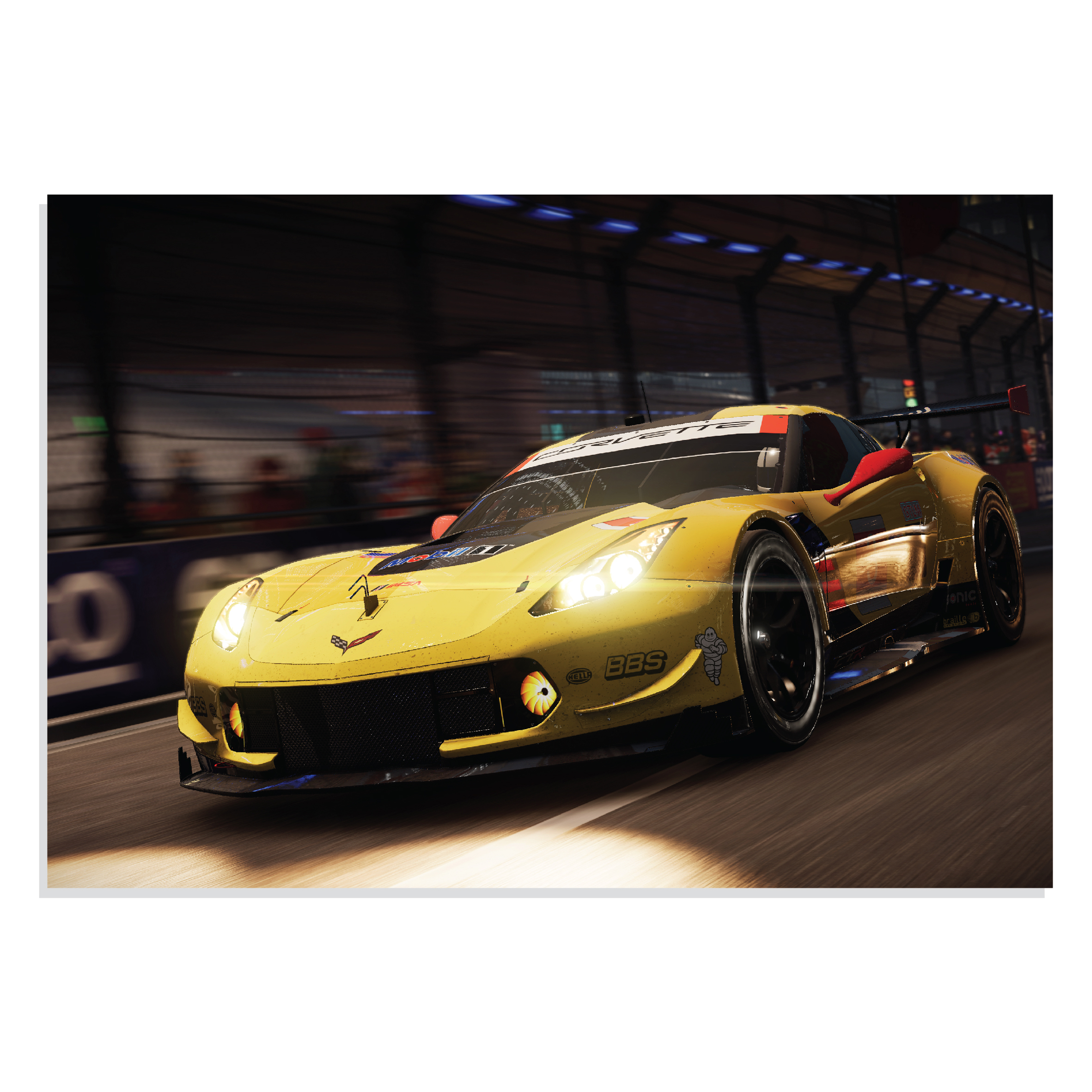 پوسترطرح ماشین در بازی گرید Grid 2019 Game مدل NV0657